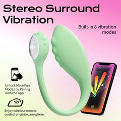 Monster Pub app vibrator Master Gokilla- Green App Controlled Vibrators Monster Pub 1P Smart Wireless Bluetooth Vibrator