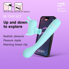 Monster Pub bundle Monster Pub Honey Detective Wireless Double Stimulation Vibrator APP Remote Control