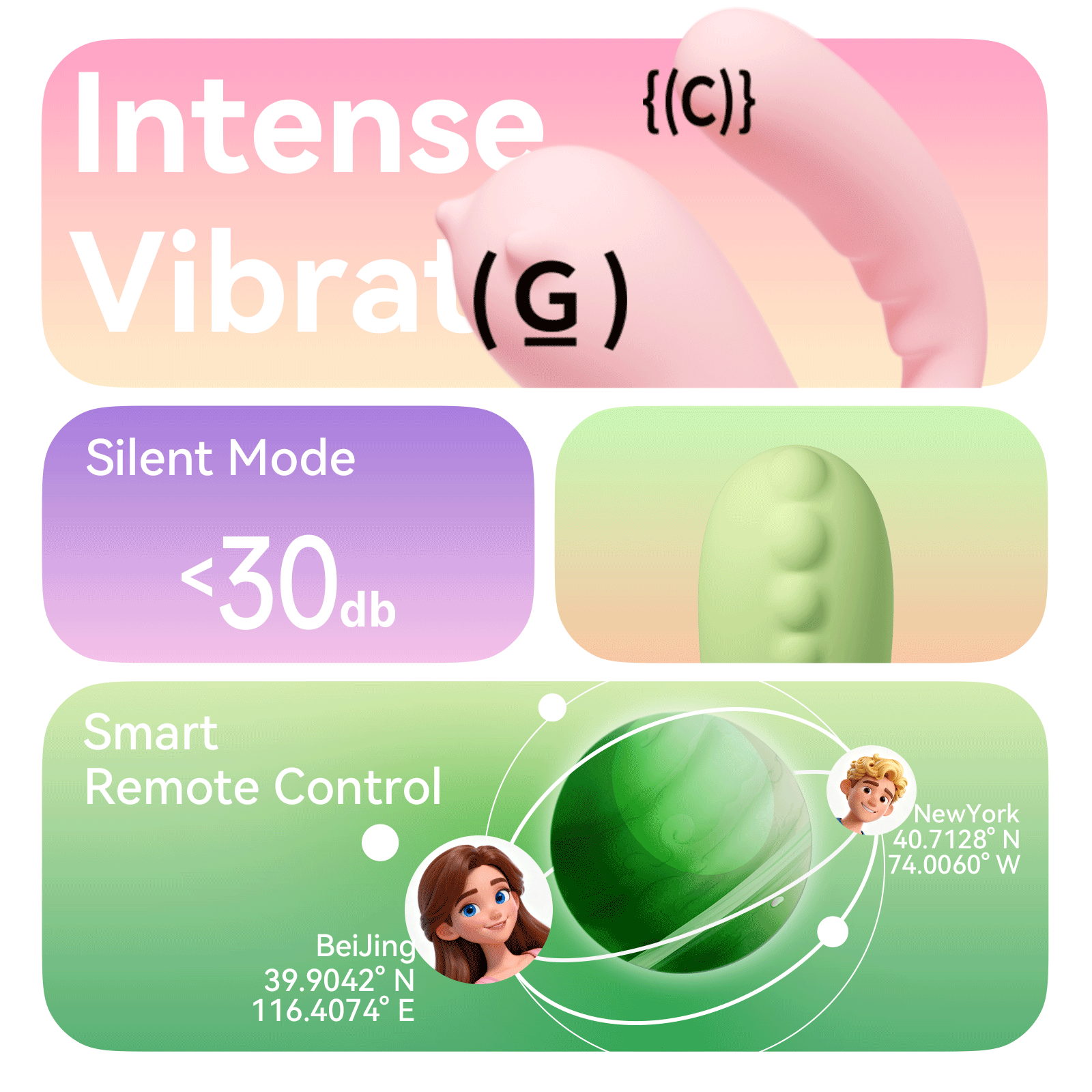 MonsterPub Duo MP2 U-Shaped Remote Egg Kegel