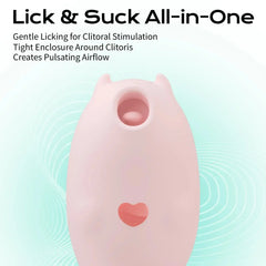 Monster Pub Magic Kiss Smart Clitoral Suction Egg Tongue Vibrator