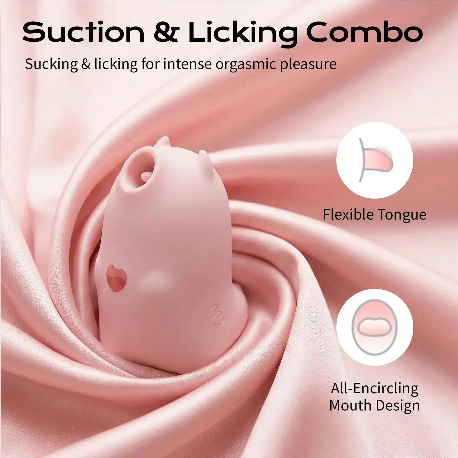 Monster Pub Magic Kiss Smart Clitoral Suction Egg Tongue Vibrator