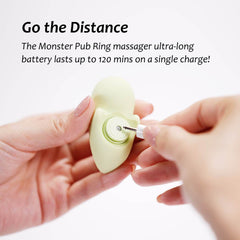 Monster Pub Ring Vibrator Pink Monster Pub Ring Clit Vibrator