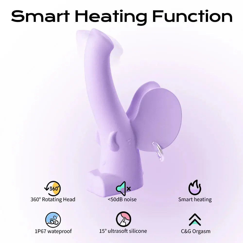 Monster Pub sex toy Purple MOOMA Smart 360° Rotating & Heating Wand