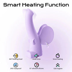 Monster Pub sex toy Purple MOOMA Smart 360° Rotating & Heating Wand