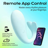 Monster Pub U-Type Vibrator Dr Whale- Blue / Excited Version Monsterpub 1X U-Shaped Remote Egg Vibrator