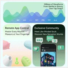 Monster Pub Ori 1X U-Shaped Remote Egg Vibrator