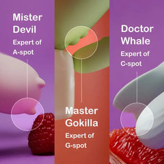 U-Type Monster pub Remote Vibrators