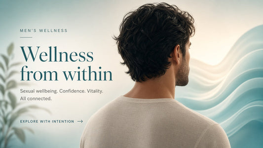 Male squirt — men’s sexual wellness editorial hero