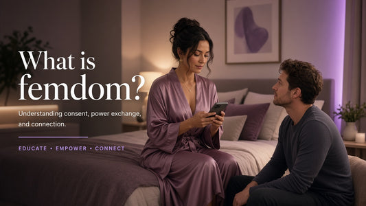 Femdom lifestyle scene — consent-first female domination intimacy