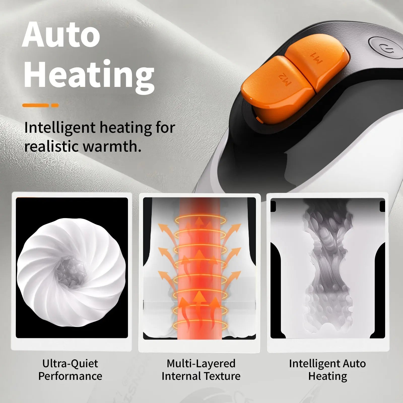 Monsterpub Tornado Smart Cup with AI Interaction App-connected, waterproof, 360° sensing, high-torque engine with swirling vibrations, and AI character interaction.