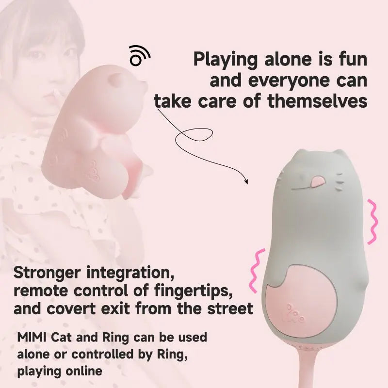 MonsterPub Mini Cat Ring Combination Vibrator
