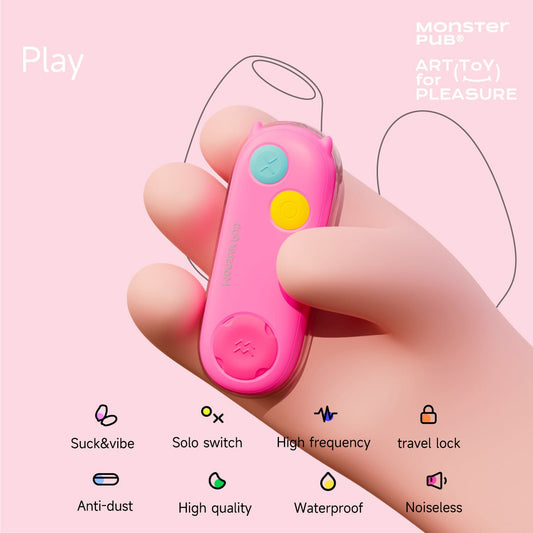 Monster Pub egg vibrator Monster Pub PALY G-Spot Sucking Egg Vibrator