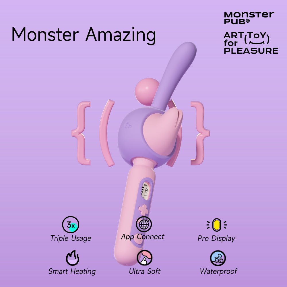 Monster Pub remote vibrator Monster Pub G-Spot Remote Control Vibrator Monster Amazing AV Wand Sex Toy For Female