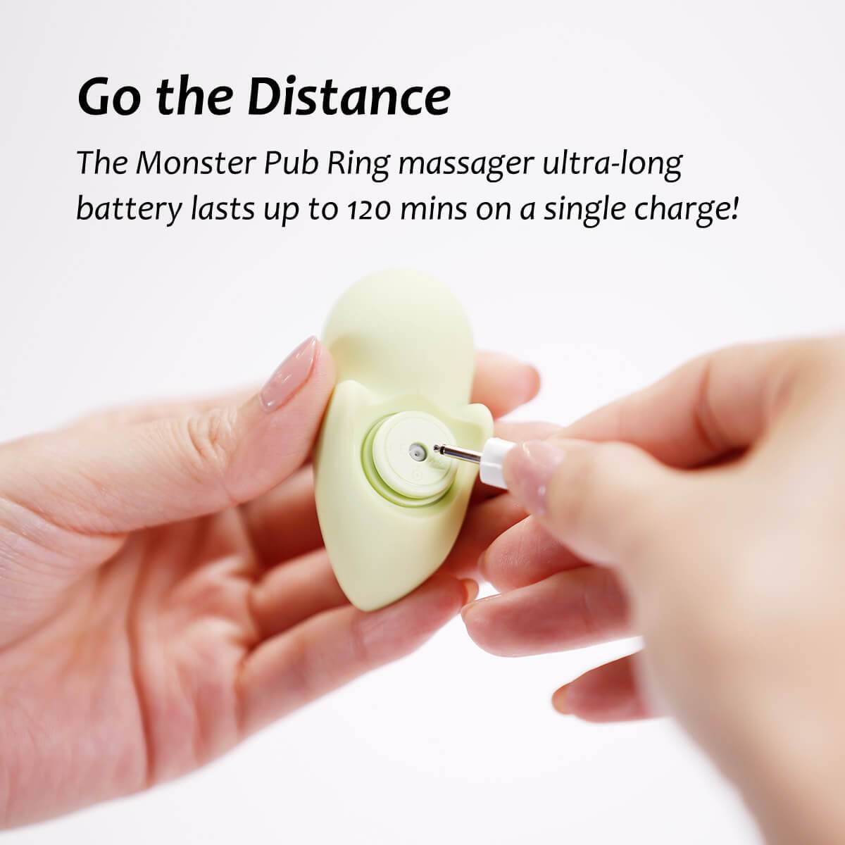 Monster Pub Ring Vibrator Pink Monster Pub Ring Clit Vibrator