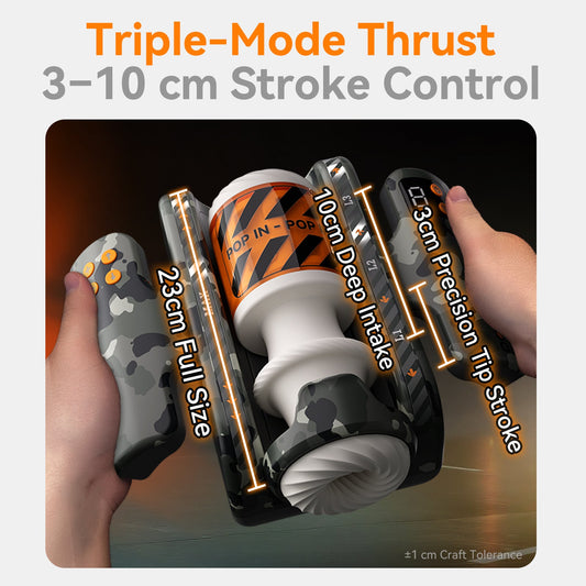 Monster Pub sex toy Monster Pub Smart Cup Electric Male Masturbator with Phone Holder – App Controlled Vibrating Stroker, Medical Silicone, Adjustable Depth & 3 Vibration Modes, AI Girlfriend & Long-Distance Couple Play