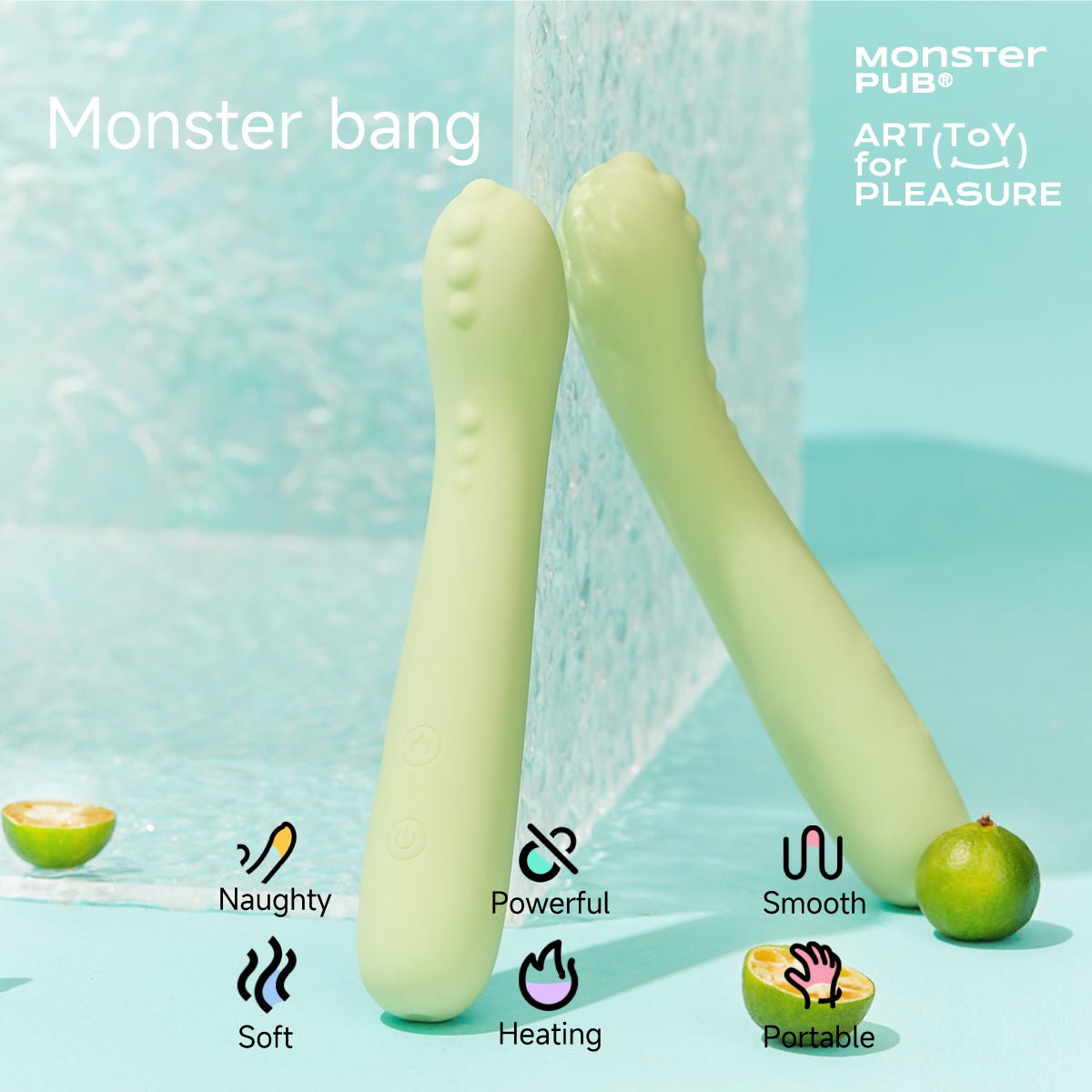 Monster Pub wand vibrator Gokilla series with powerful vibrations