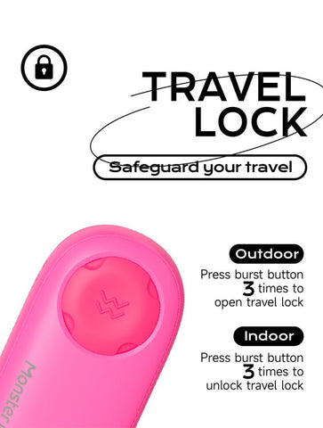 Monster Pub egg vibrator PALY Mini Handle Dual Suction & Vibe Egg